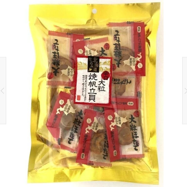 山栄食品- 辛口大粒焼帆立貝 80g