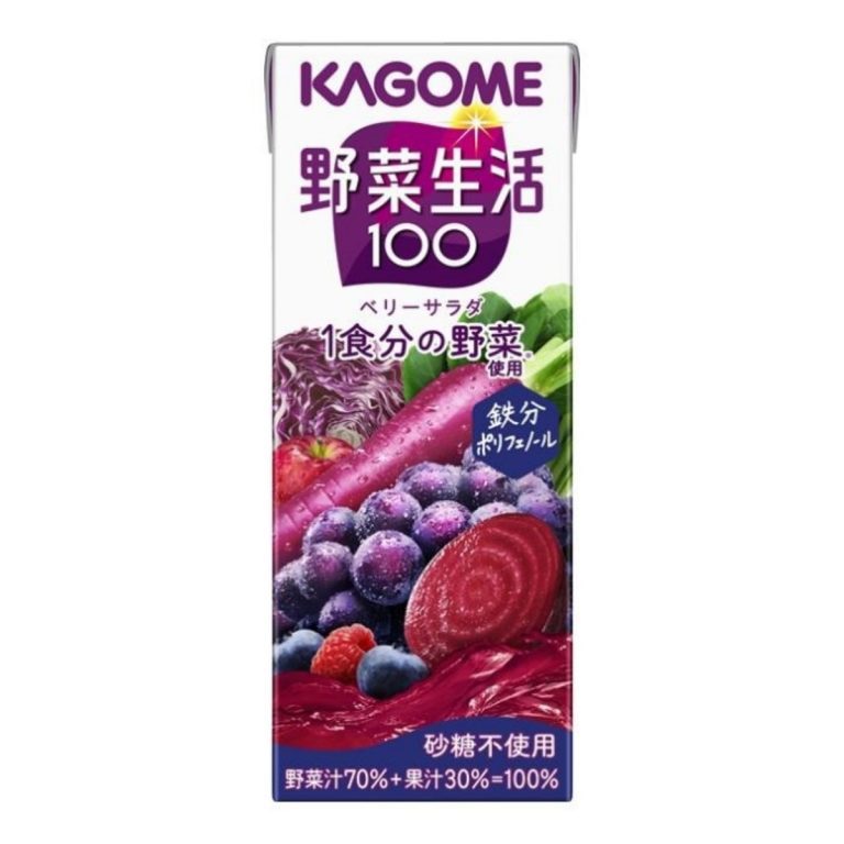 カゴメ- 野菜生活１００ベリーサラダ 200ml