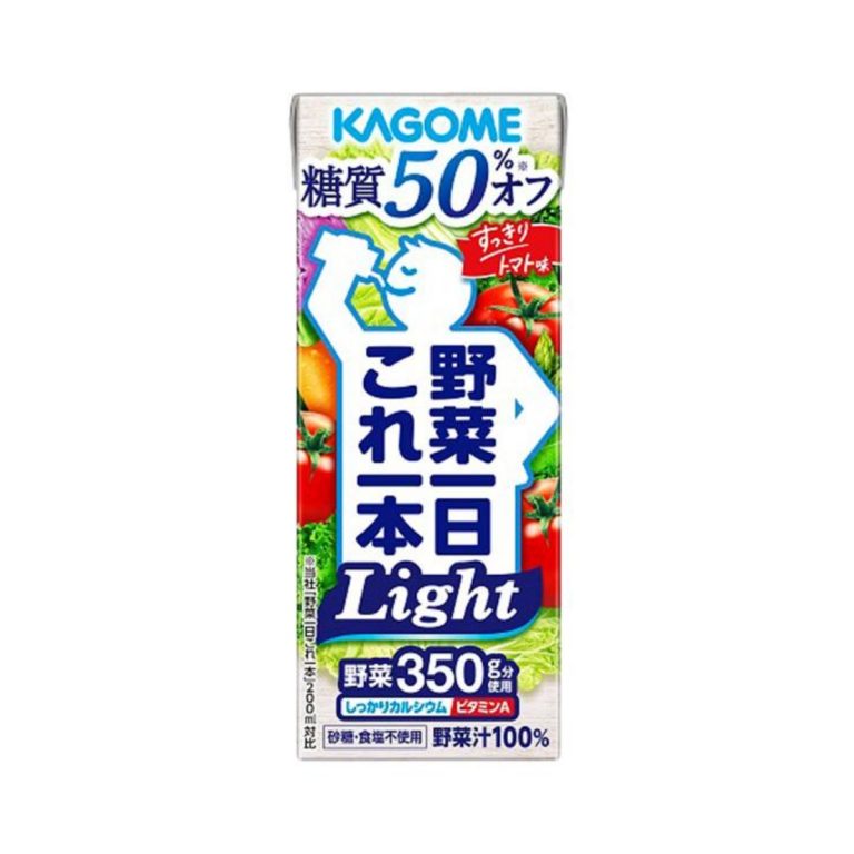 Kagome- One Bottle of Daily Vegetables Light 200ml