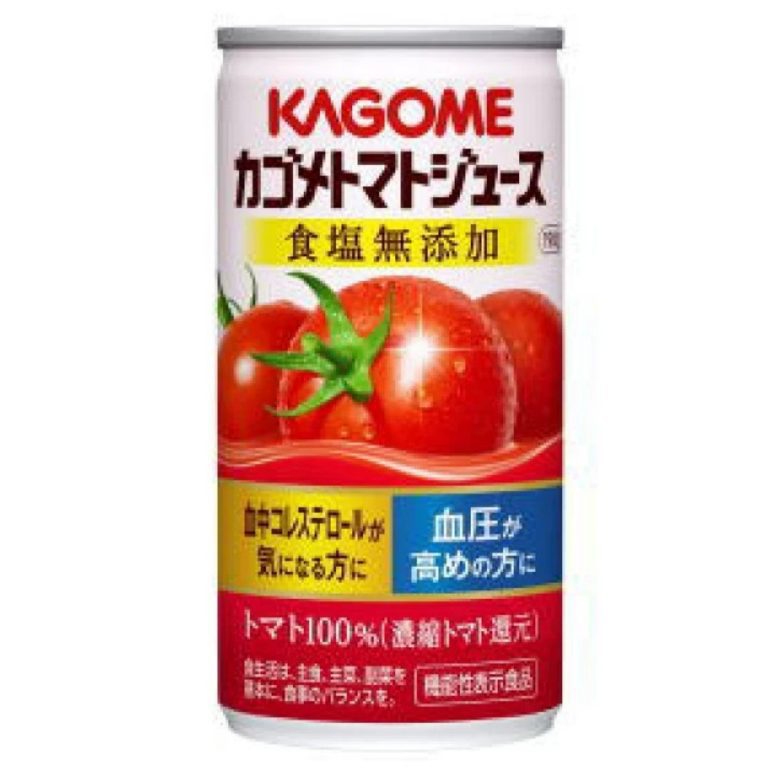 Kagome- Tomato Juice No Salt Added (Functional Food) 190g