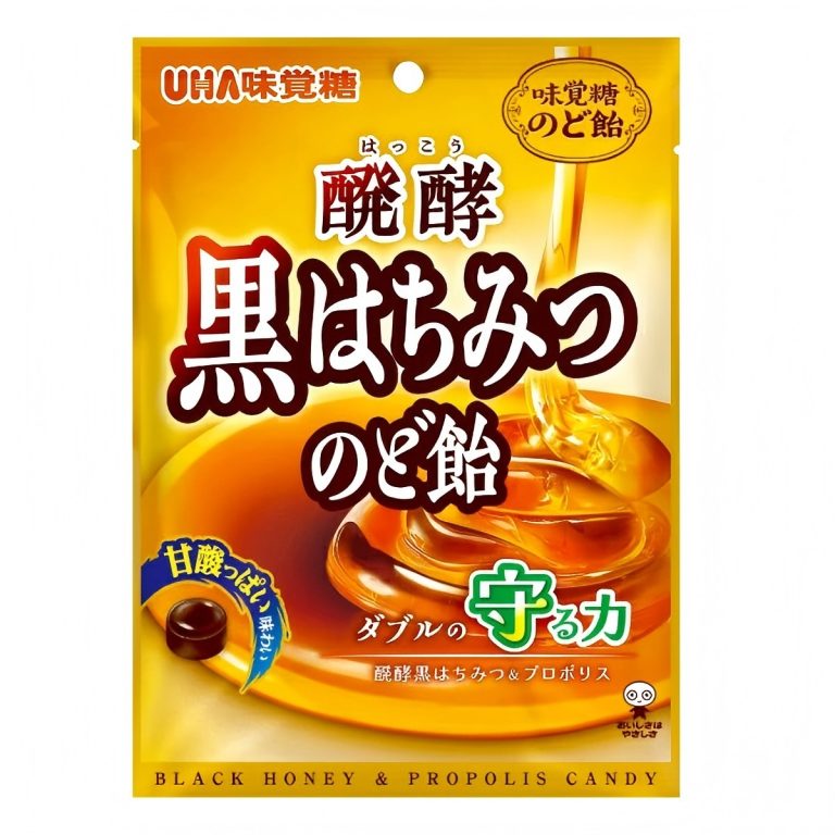 UHA味覚糖- 醗酵黒はちみつのど飴 80g