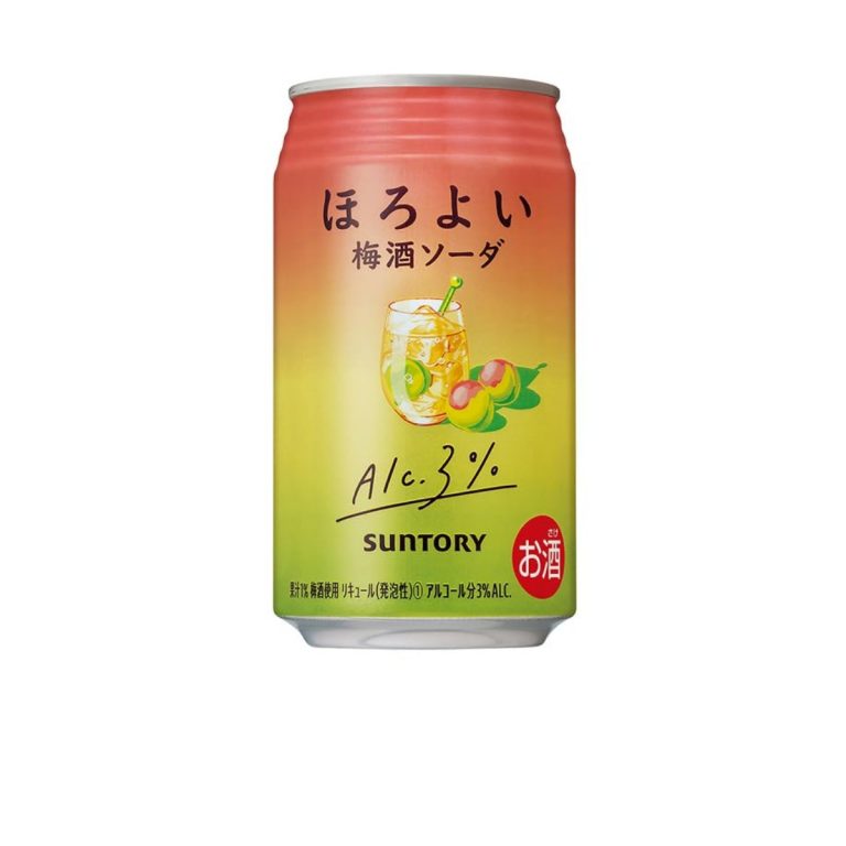 サントリー- ほろよい〈梅酒ソーダ〉缶 350ml