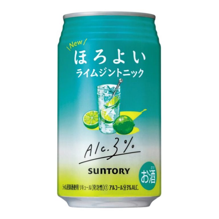 サントリー- ほろよい〈ライムジントニック〉l缶 350ml