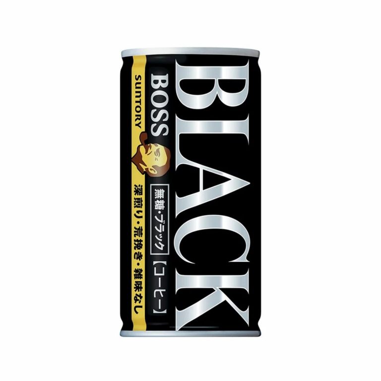 SUNTORY- BOSS Unsweetened Black 6-Can Pack Dragon Quest Design 185g