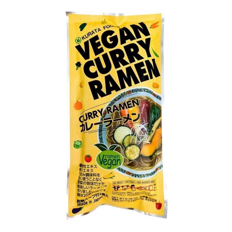 クラタ食品- ヴィーガンカレーラーメン 乾麺２食袋 240g