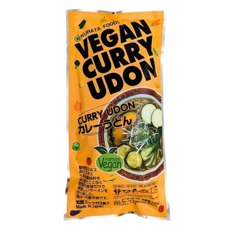 クラタ食品- ヴィーガンカレーうどん 乾麺２食袋 240g