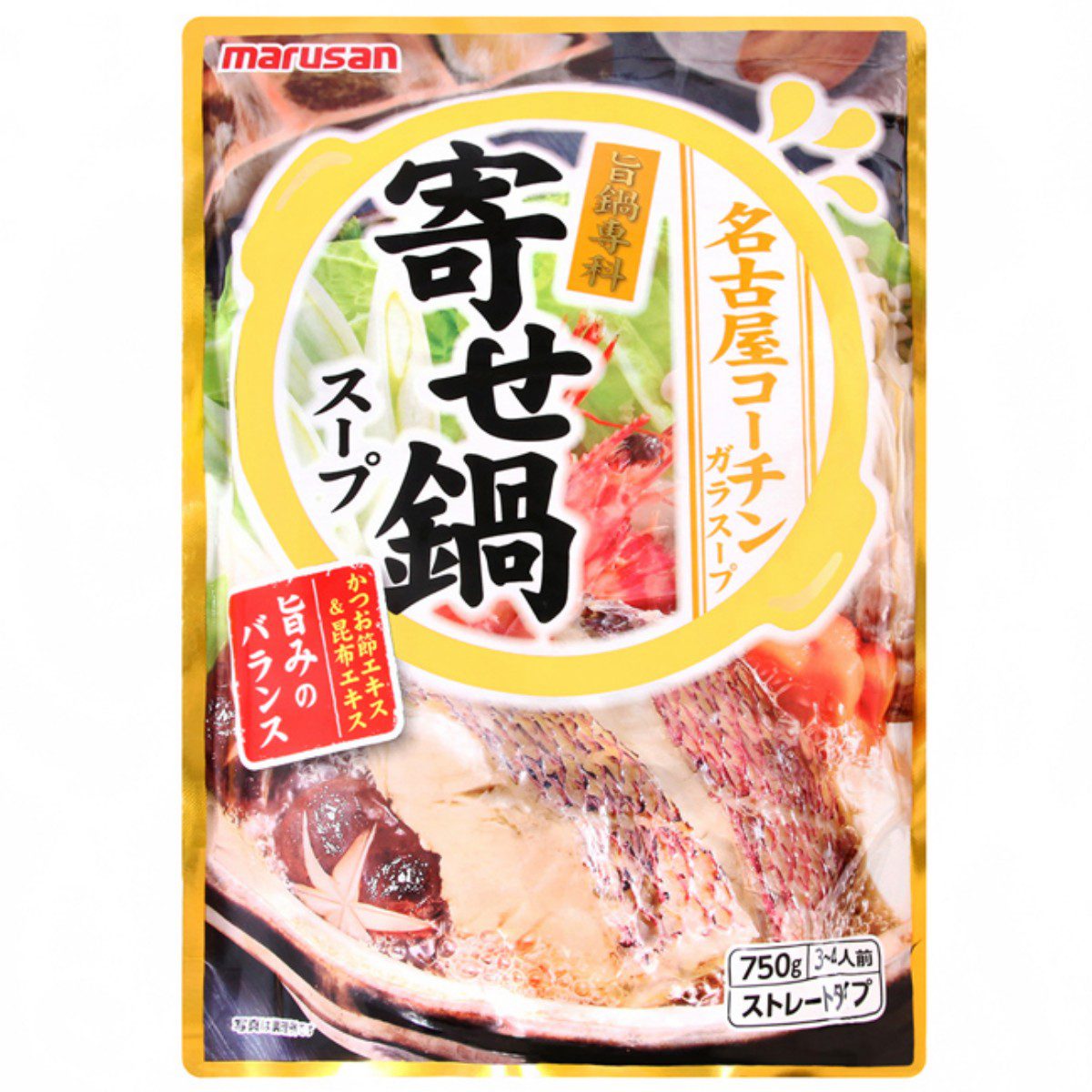 Marusanai- Uma-nabe Senka Mixed Hot Pot Soup 750g