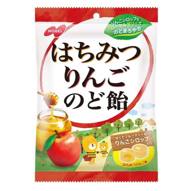 ノーベル- はちみつりんごのど飴 110g