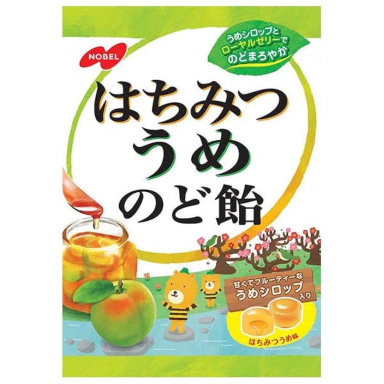 ノーベル- はちみつうめのど飴 110g