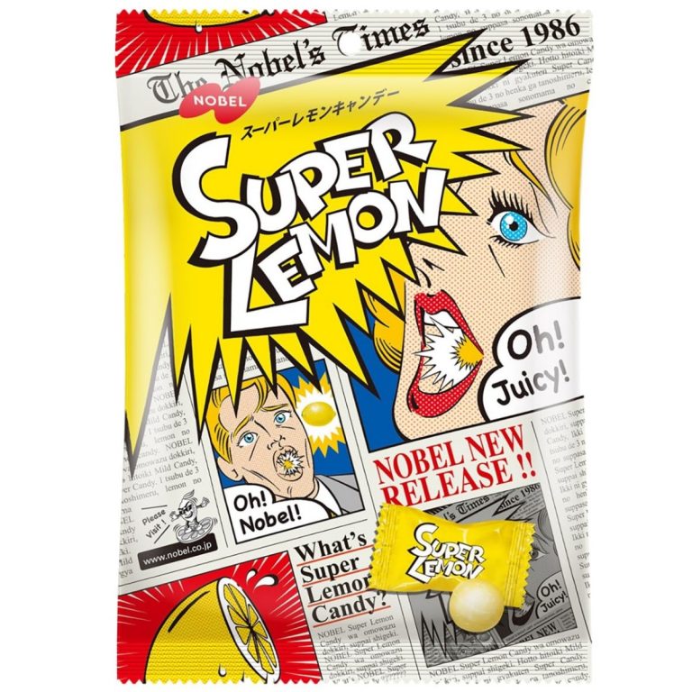 ノーベル- スーパーレモンキャンデー 80g