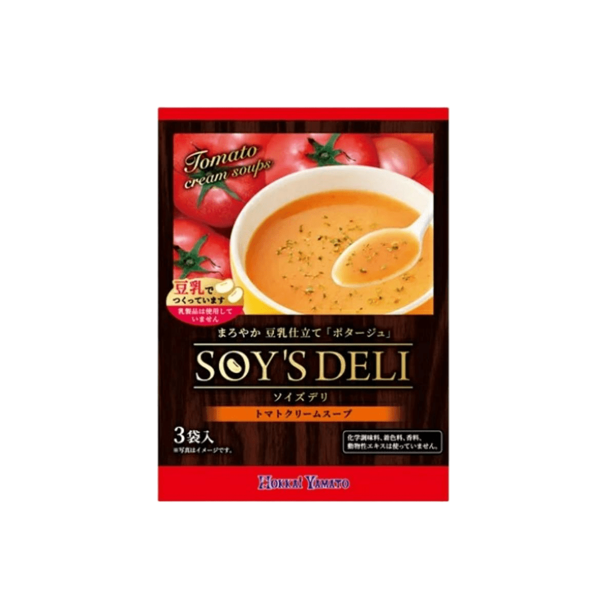 Hokkai Yamato- SOYZ DELI Tomato Cream Soup 48g（16g×3 packets ）