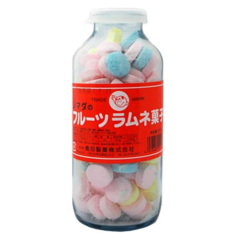 島田製菓- 大瓶フルーツラムネ 250g