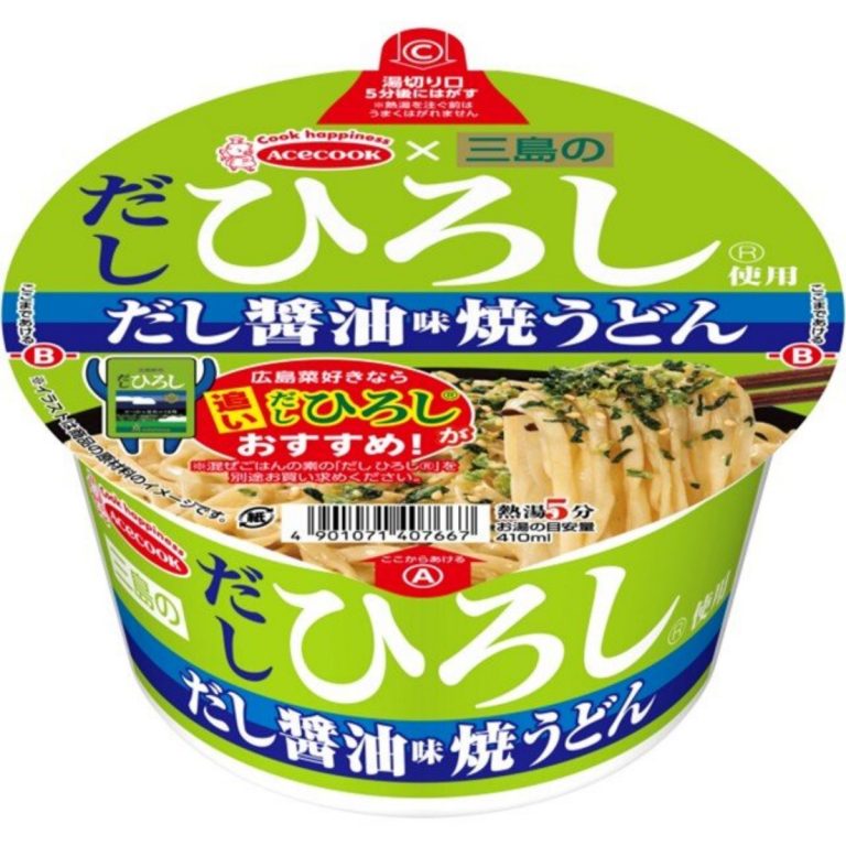 エースコック- 三島のだし ひろし使用 だし醤油味焼うどん 79g