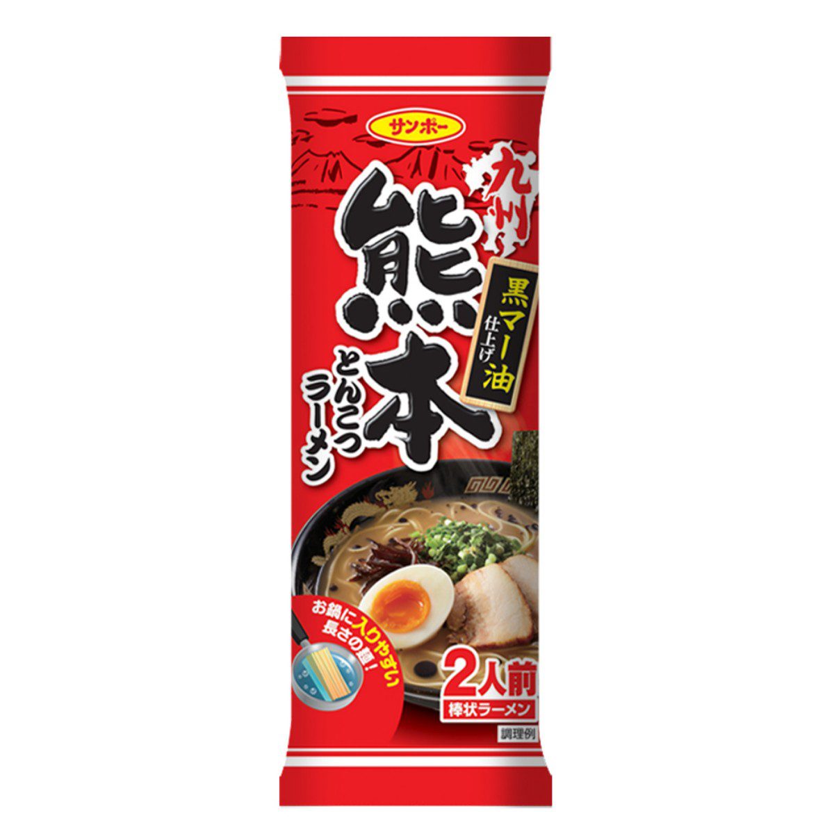 Sanpo Foods- Stick Type – Kyushu Kumamoto Tonkotsu Ramen ２servings