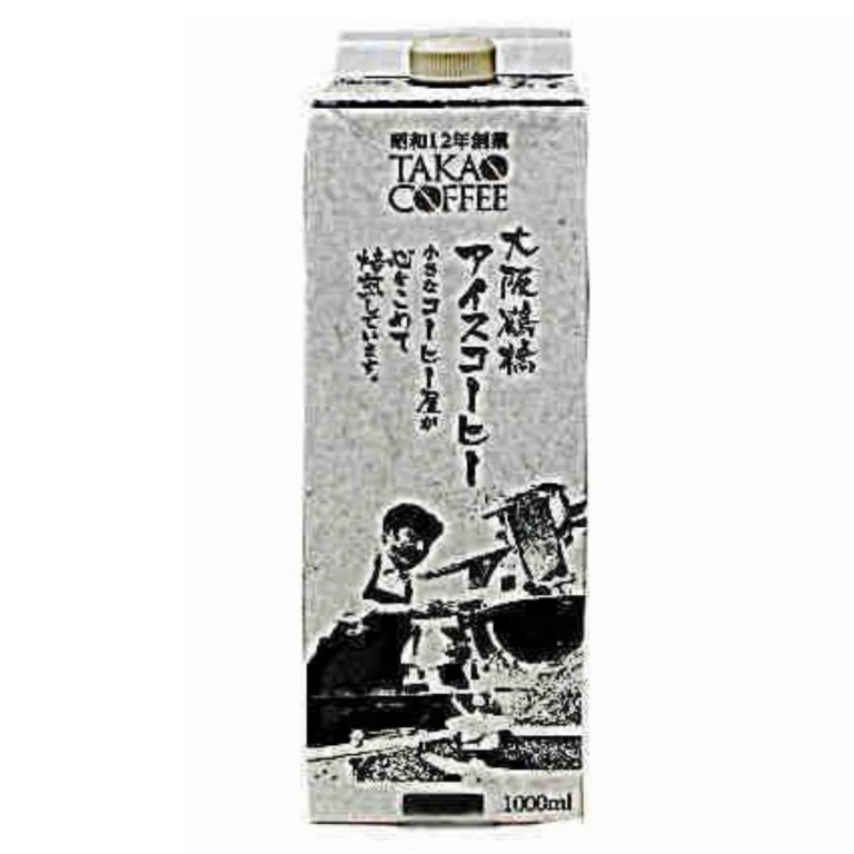 Takao Coffee- Osaka Tsuruhashi Series Iced Coffee, Lightly Sweetened 1000ml