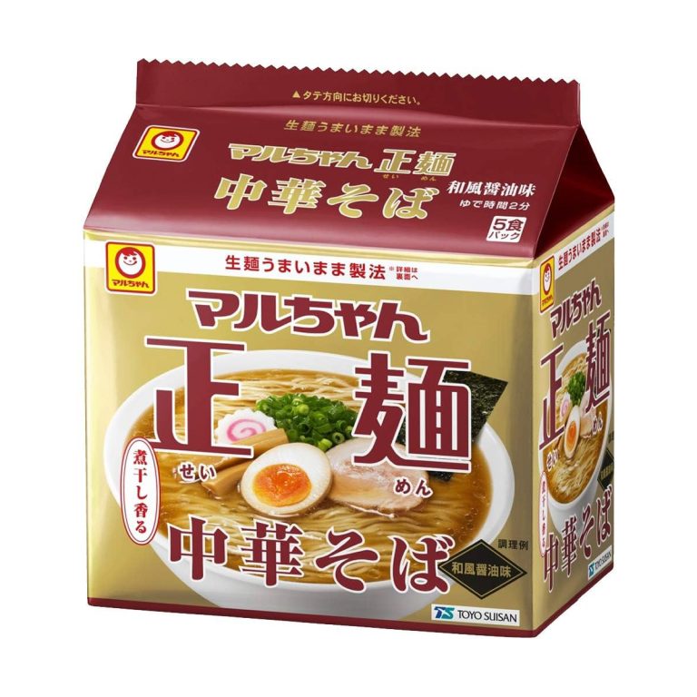 マルちゃん- 正麺 中華ｿﾊﾞ和風醤油 5P