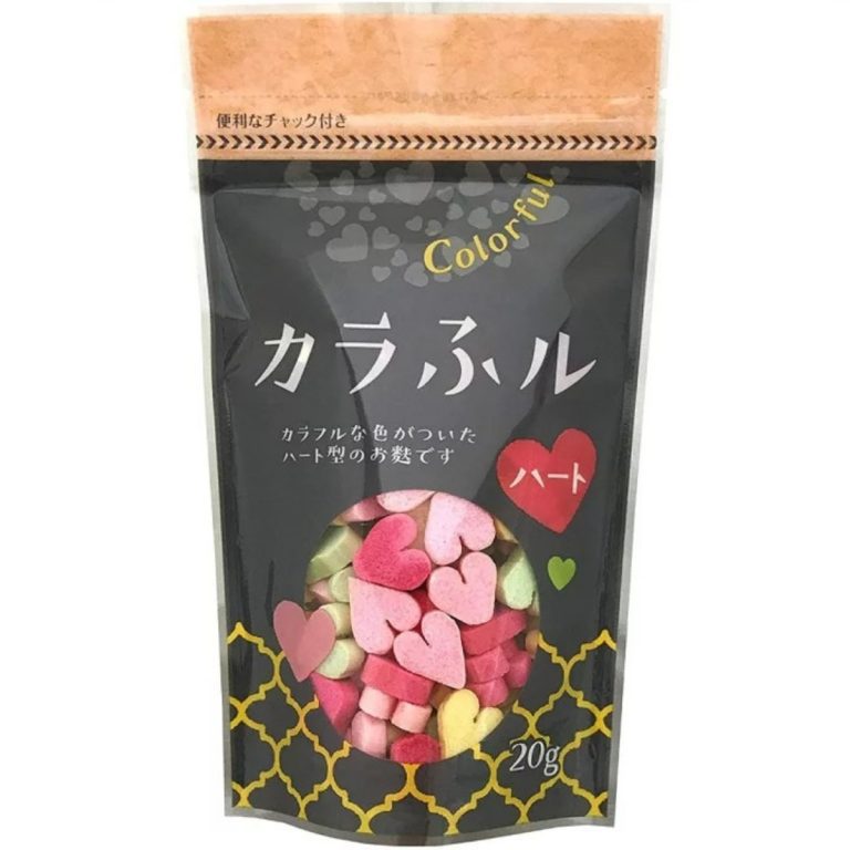 常陸屋本舗- カラふル ハート 焼麸 20g