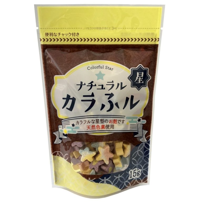 常陸屋本舗- ナチュラルカラふル 星 焼麸 15g