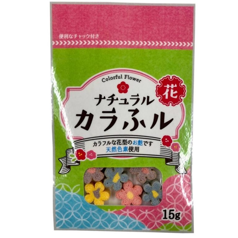 常陸屋本舗- ナチュラルカラふル 花 焼麸 15g