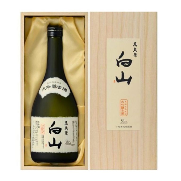 萬歲樂- 白山 大吟醸古酒（桐箱包裝） 720ml
