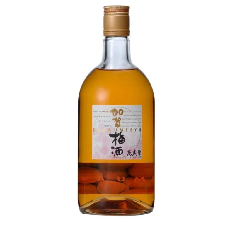 萬歳楽- 加賀梅酒 化粧箱入り瓶 14%