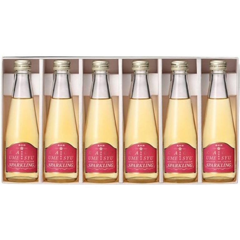 萬歳楽- 加賀梅酒 スパークリング 6本入セット 1200ml