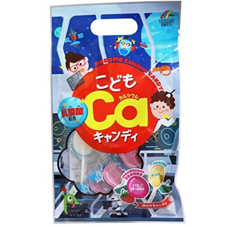 ユニマットリケン- こどもカルシウム＋乳酸菌キャンディ キシリトール配合8本 8ST