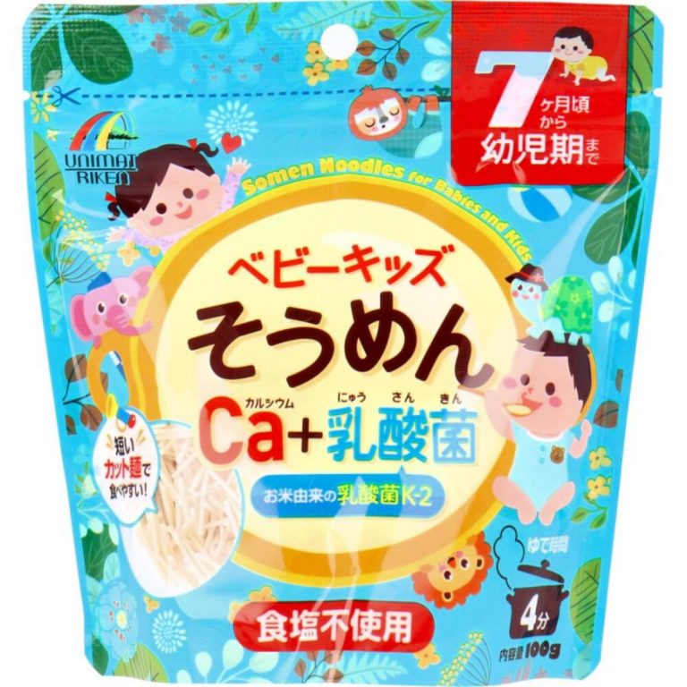 UNIMAT RIKEN- 婴幼儿素面 钙+乳酸菌 100g