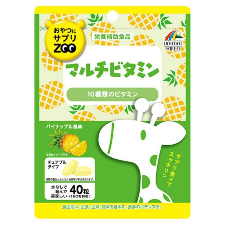 ユニマットリケン- おやつにサプリZOO マルチビタミン40粒