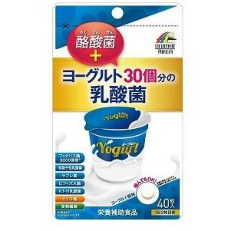 ユニマットリケン- ヨーグルト30個分の乳酸菌+酪酸菌 40粒