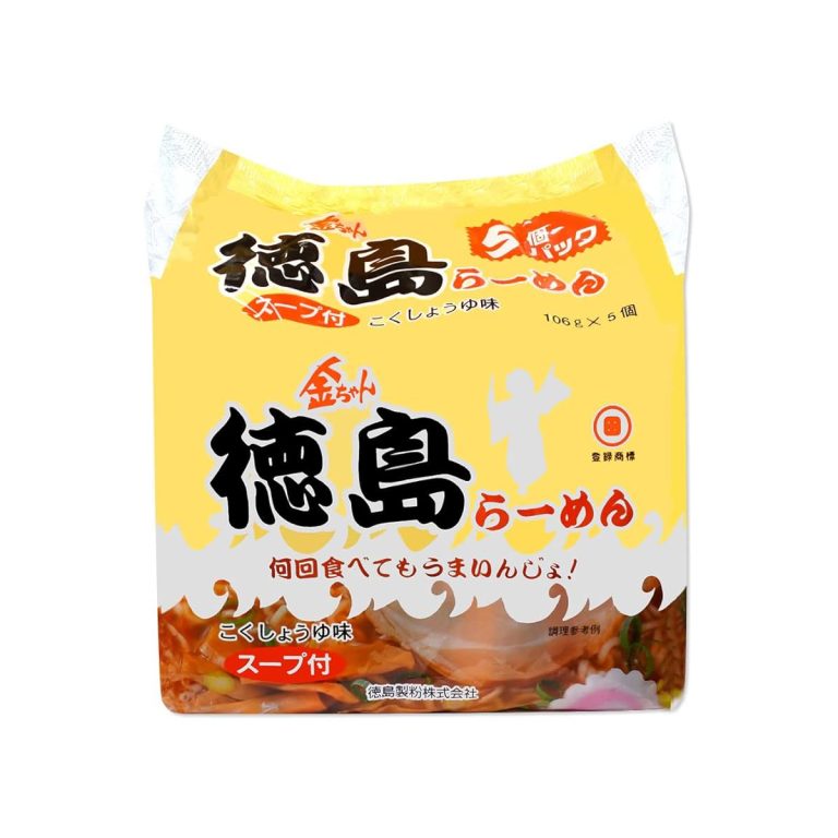 徳島製粉- 金ちゃん 徳島らーめん 5食入