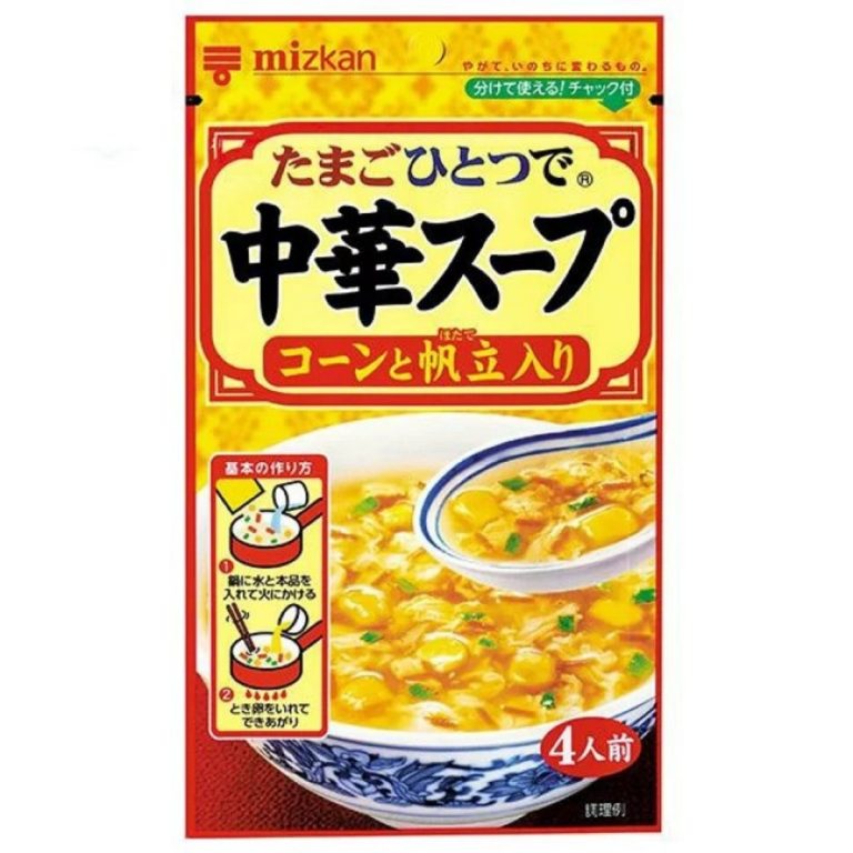 ミツカン- 中華スープ コーンと帆立入り 37g