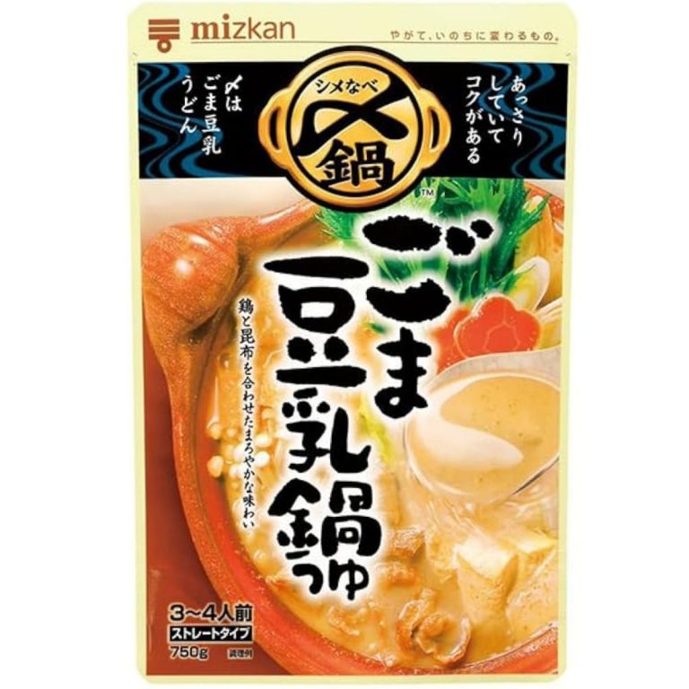 ミツカン- 〆まで美味しい ごま豆乳鍋つゆ ストレート 750g
