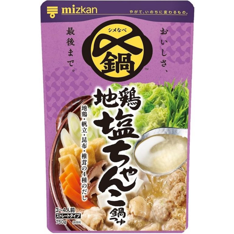 ミツカン- 〆まで美味しい 地鶏塩ちゃんこ鍋つゆ ストレート 750g