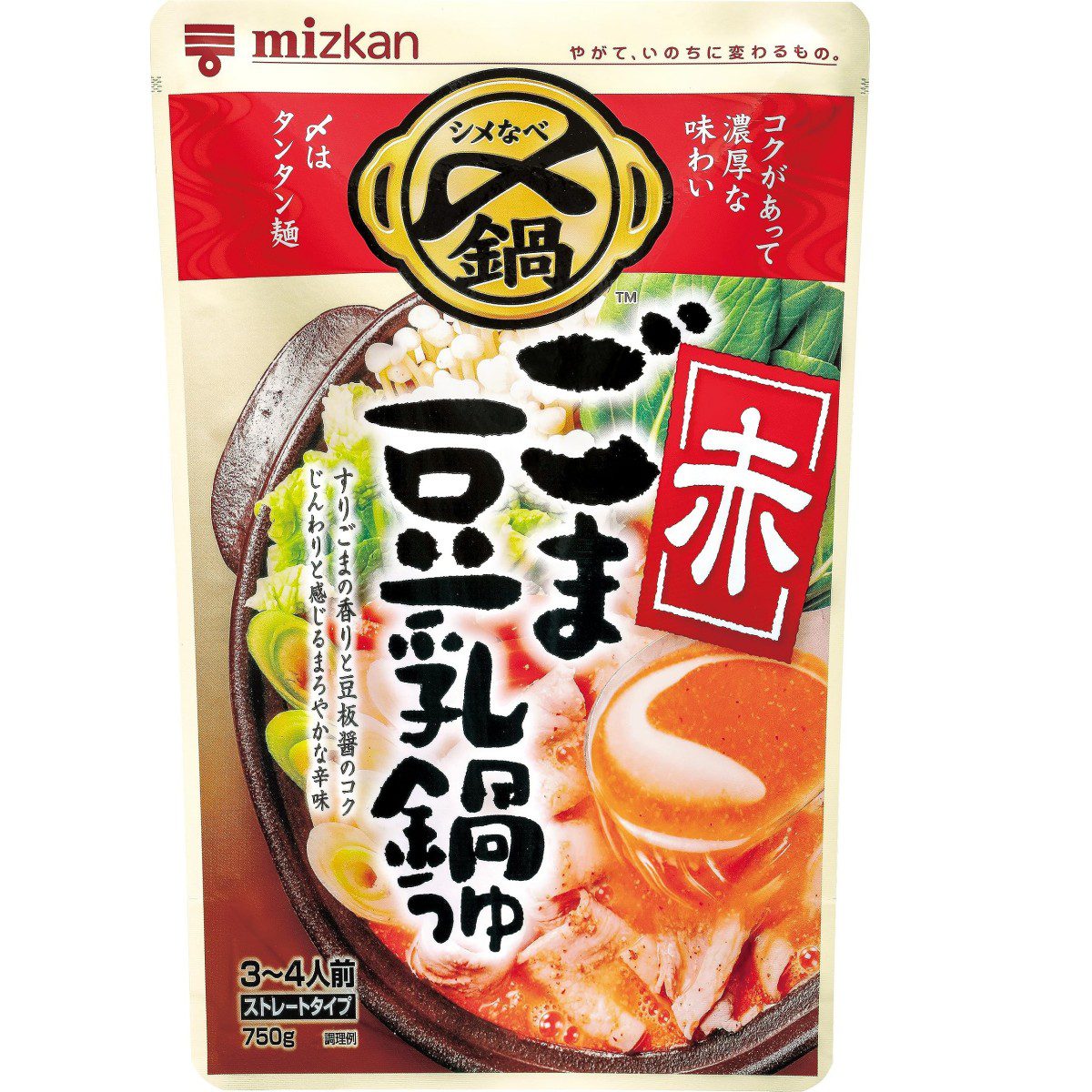 Mizkan- Spicy Sesame Soy Milk Hot Pot Soup Base – Ready to Use 750g