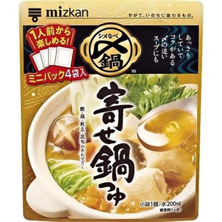 ミツカン- 〆まで美味しい 寄せ鍋つゆﾐﾆﾊﾟｯｸ 32ｇｘ4
