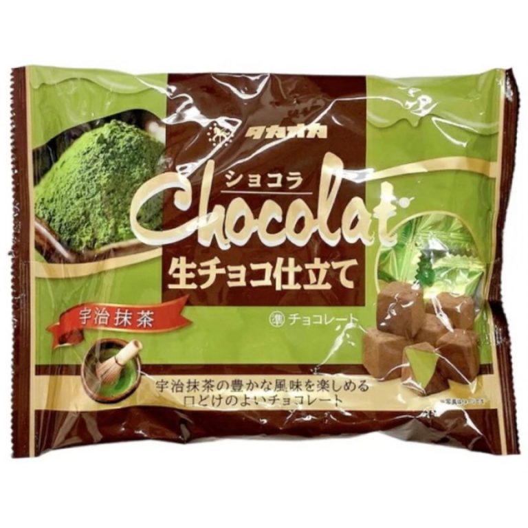 TAKAOKA- Chocolate-Style Fresh Chocolate Uji Matcha 125g