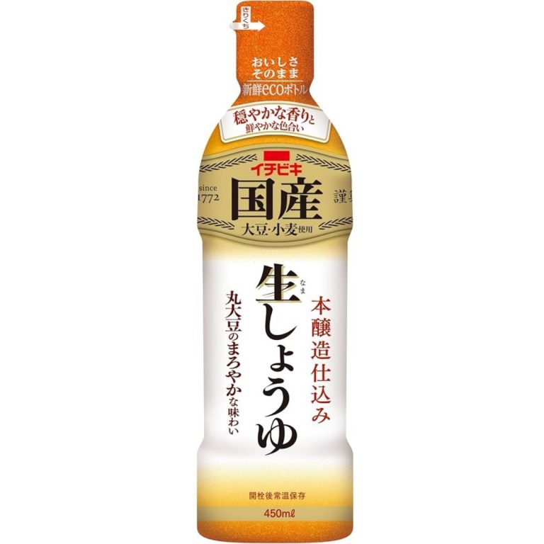 イチビキ- 国産生しょうゆ 450ml