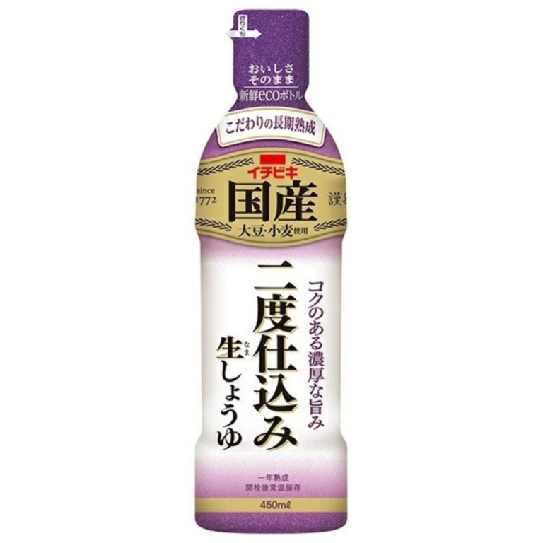 イチビキ- 国産二度仕込み生しょうゆ 450ml