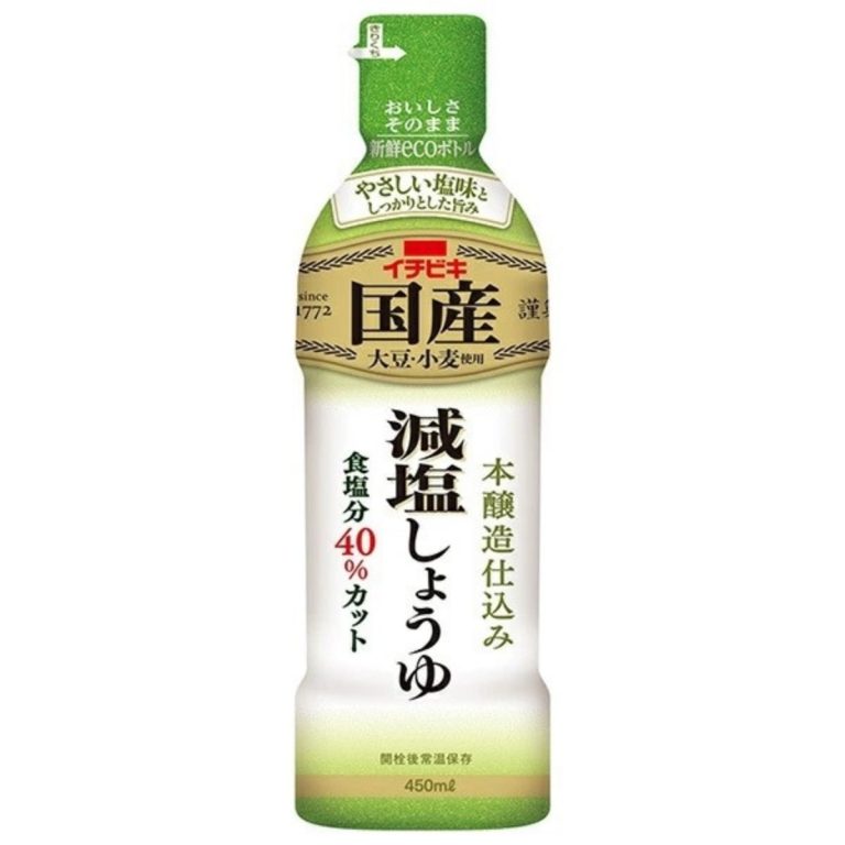 イチビキ- 国産減塩しょうゆ 450ml