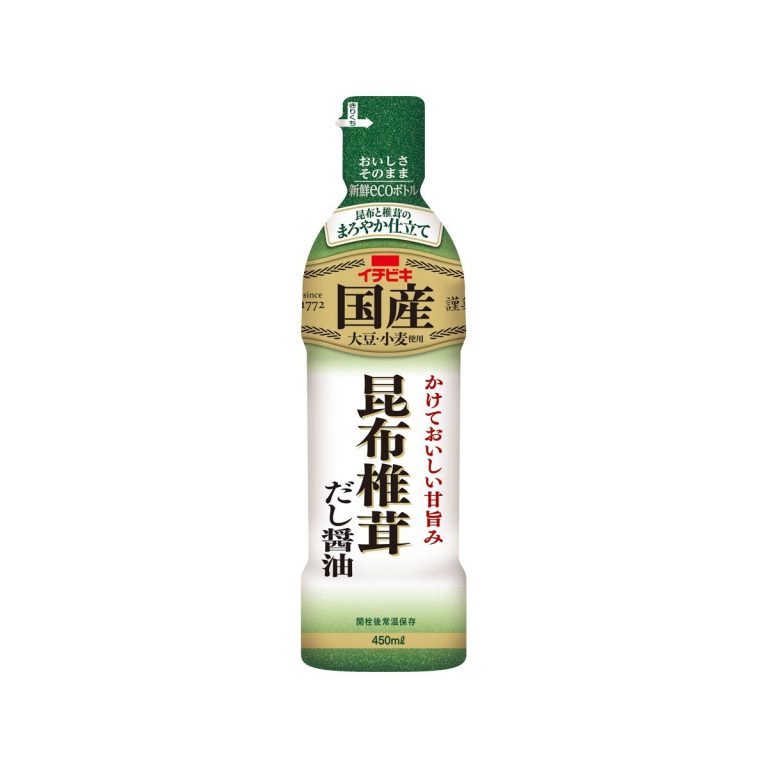 イチビキ- 昆布椎茸だし醤油 450ml