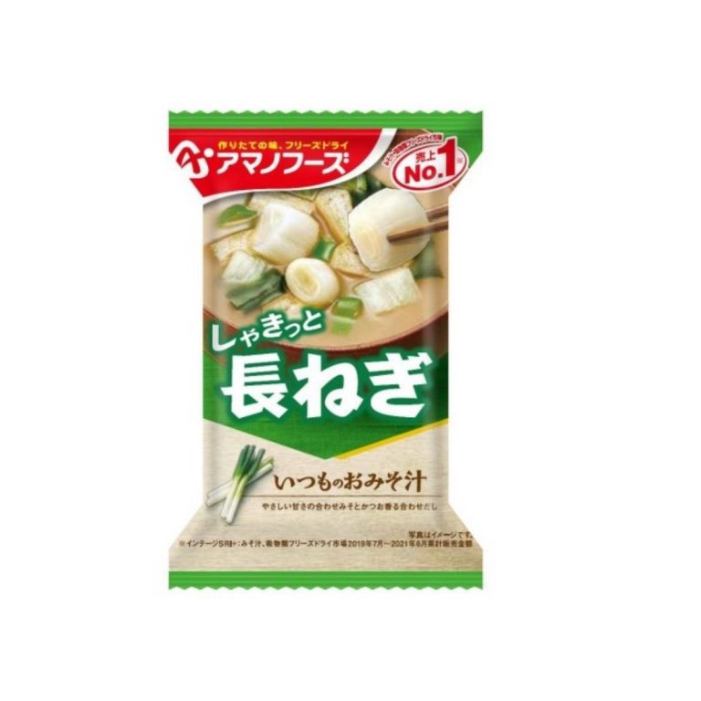 アマノフーズ- いつものおみそ汁 長ねぎ 9g