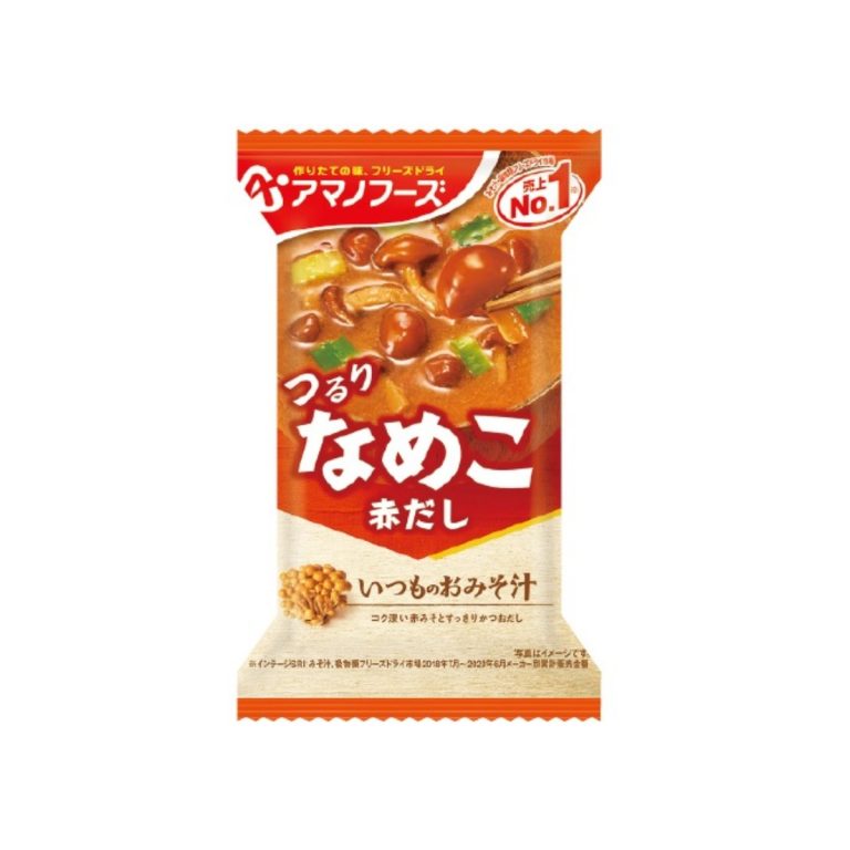 アマノフーズ- いつものおみそ汁 なめこ（赤だし） 8g