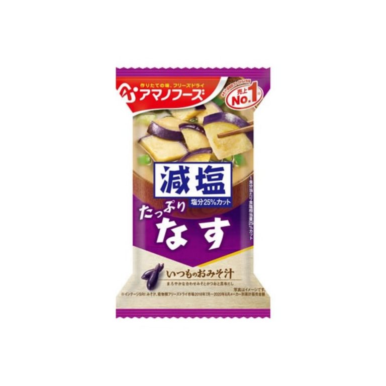 天野食品- 減鹽每日味噌湯 茄子 9g