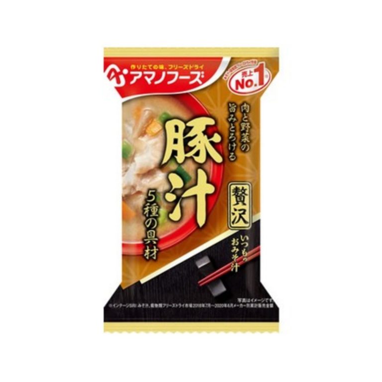 Amano Foods- Luxurious Everyday Miso Soup with Pork 12.5g