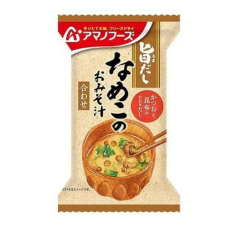 アマノフーズ- 旨だし なめこのおみそ汁(合わせ) 8g