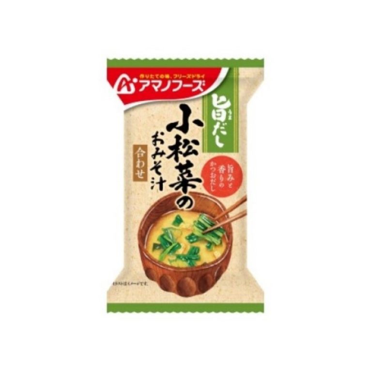 アマノフーズ- 旨だし 小松菜のおみそ汁 9g