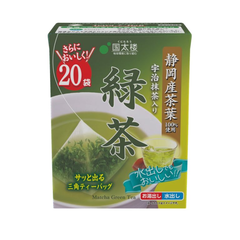 国太楼- 20p 宇治抹茶入り緑茶 三角 TB