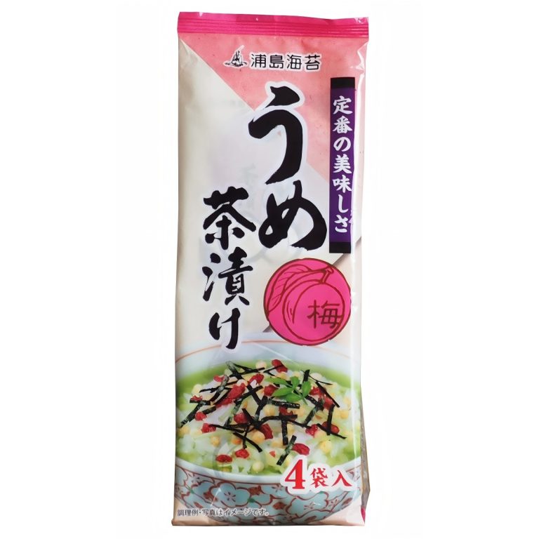 Nihonkai Suisan- Plum Chazuke (4 Packs) 19.6g（4.9g×4 Packs）