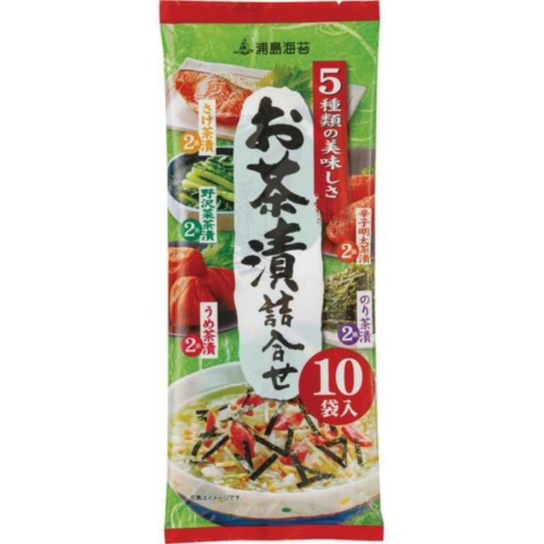 日本海水- お茶漬詰合せ5種10袋 49.6g